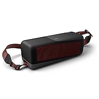 PHILIPS S7807 Outdoors Wireless Bluetooth Speaker with Stereo Pairing and Bluetooth Multipoint Connection, IP67 Waterproof, Gray