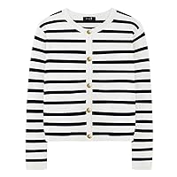 EFAN Womens Cardigan Sweaters 2023 Fall Open Front Long Sleeve Button Down Knit Cropped Sweater Jackets with Pockets