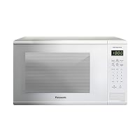 Genius Countertop Microwave Oven (NNSG676W) - White, 1100W, 1.3 cu. ft.