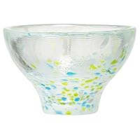 Toyo Sasaki Glass WA523 Cold Sake Glass, Sake Cup, Tokuri, Made in Japan, Sold by Case, Green, Approx. 1.9 fl oz (55 ml), Pack of 72