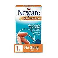 Nexcare Skin Crack Care, Skincare Solution for Cracked Skin, Keep in First Aid Kit - 0.24 fl oz Bottle