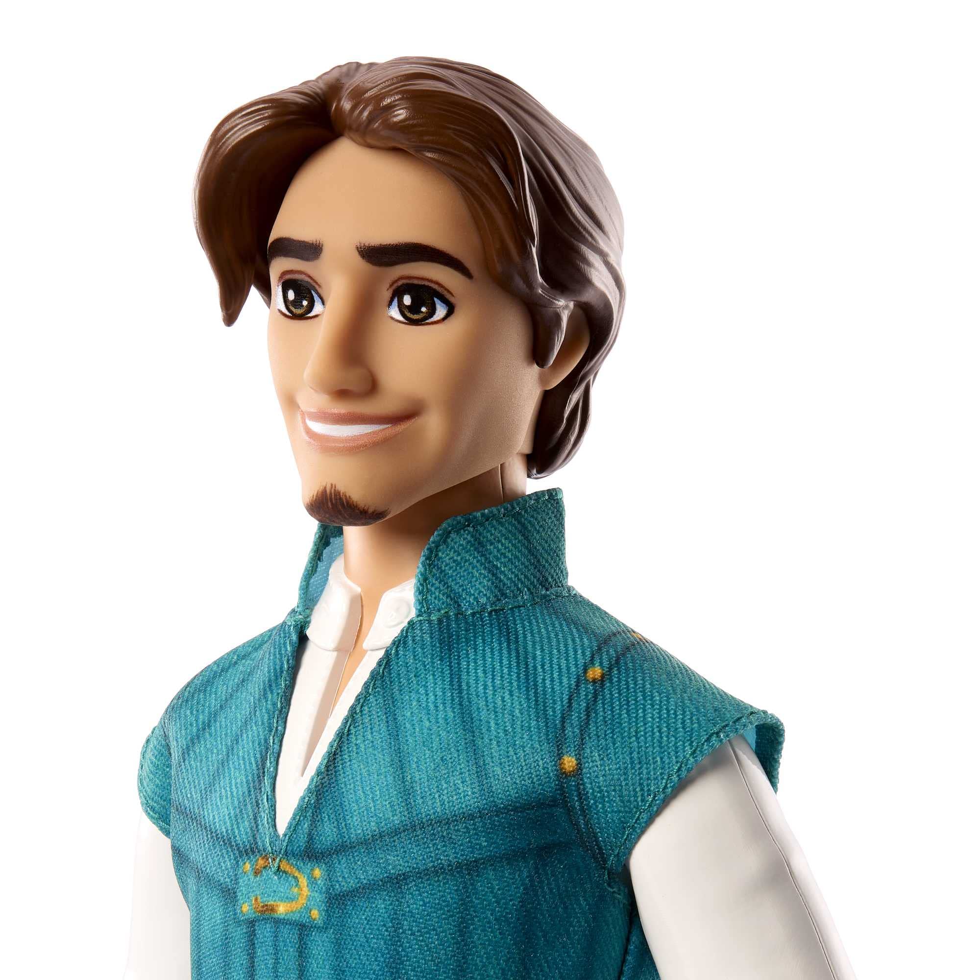 Mattel Disney Princess Flynn Rider Fashion Doll in Hero Outfit from Disney Movie Tangled, Posable