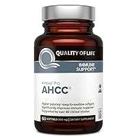 Quality of Life Premium AHCC Immune Support Supplement - Most Bioavaliable AHCC - Natural Mushroom Extract AHCC Kinoko Pro