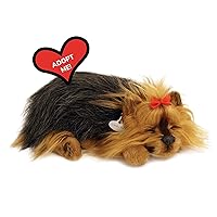 Perfect Petzzz - Original Petzzz Yorkie, Realistic, Lifelike Stuffed Interactive Pet Toy, Companion Pet Dog with 100% Handcrafted Synthetic Fur