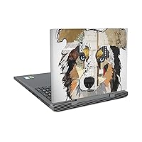 Head Case Designs Officially Licensed Michel Keck Australian Shepherd Dogs 3 Vinyl Sticker Skin Decal Cover Compatible with Dell Inspiron 15 7000 P65F