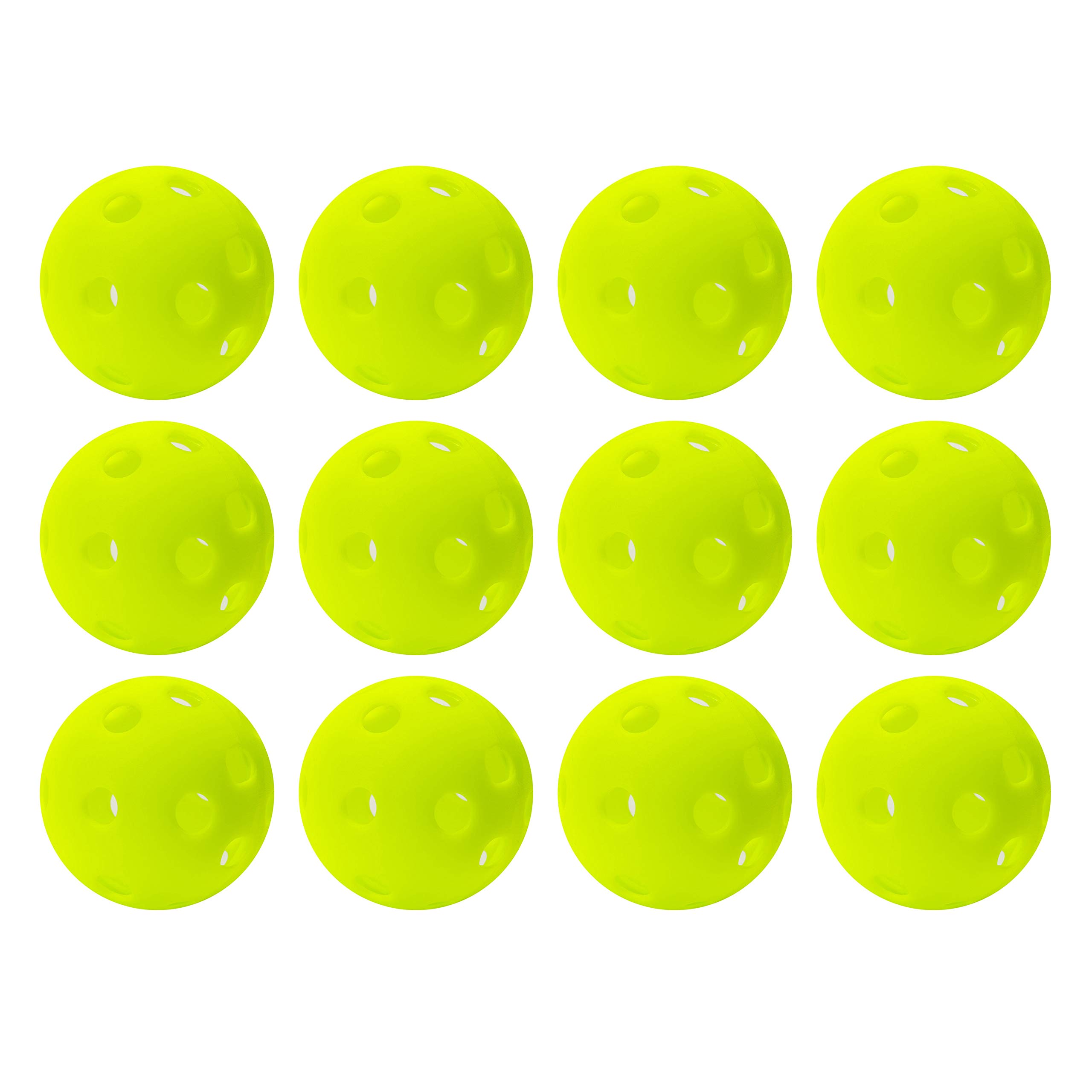 Franklin Sports Golf Balls – Official Size – Indoor or Outdoor Golf Training – Restricted Ball Fight for Golf Practice – 12 Pack – Backyard Training