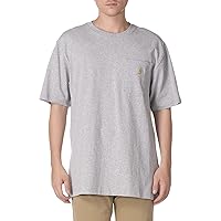 CarharttmensLoose Fit Heavyweight Short-Sleeve Pocket T-ShirtHeather GrayLarge