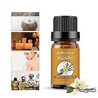 Vanilla Essential Oil for Aromatherapy 100% Pure and Natural Vanilla Essential Oils for diffusers for Home Vanilla Oil for Diffuser - 10ml Vanilla Fragrance Oil