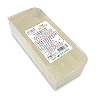 Primal Elements Honey Soap Base - Moisturizing Melt and Pour Glycerin Soap Base for Crafting and Soap Making, Cruelty Free, Easy to Cut - 5 Pound