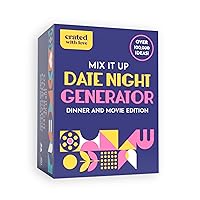 Date Night Ideas Generator Card Game - 100,000 Exciting Dinner Movie Challenges for Couples, Unique Gifts for Bridal Shower, Marriage, Newlywed, Ultimate Date Night for Adventure, Romance, Intimacy