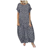 FQZWONG Summer Dresses for Women 2023 Beach Vacation Casual Elegant Plus Size Sundresses Sexy Party A Line Going Out Dresses