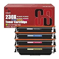 230X Toner Cartridges Compatible for HP W2300X W2301X W2303X W2302X Toner Cartridge Work for HP Color Laserjet Pro 4203dw 4203dn MFP 4303dw 4303fdw Printers