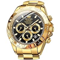 Men's Watches Automatic Mechanical Golden Luxury Dress Watch with Day Date Waterproof Watch