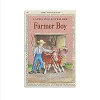 JOLUCE Farmer Boy Book by Laura Ingalls Wilder Poster Canvas Poster Wall Art Decor Print Picture Paintings for Living Room Bedroom Decoration Unframe-style 08x12inch(20x30cm)