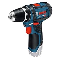 Bosch Professional 12V System GSR 12V-15 cordless drill/driver (excluding batteries and charger, in carton)