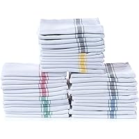 Simpli-Magic 79272 Herringbone Dish Towels, Kitchen Towels, Pack of 18, Multi, 15