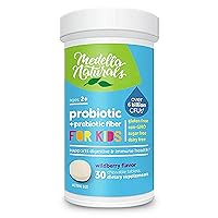 Probiotics for Kids + Prebiotics to Support Digestive Health - 6 Billion+ CFUs of Kids Prebiotic and Probiotic to Help Support Immunity & Digestion - Made in the USA, 30 Kids Probiotic Chewables