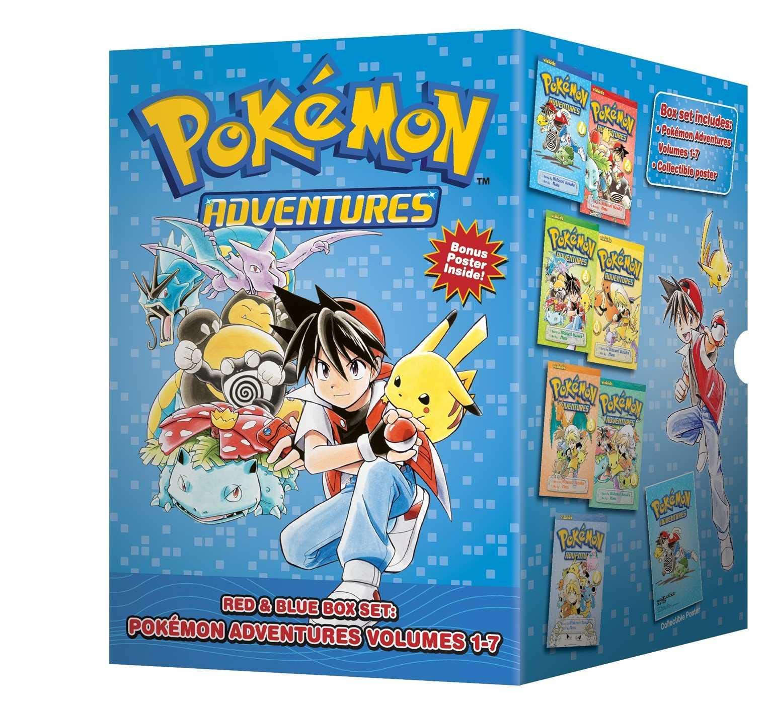 Pokémon Adventures (7 Volume Set - Reads R to L (Japanese Style) for all ages)