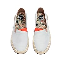 UIN Men's Espadrilles Slip OnsLightweight Walking Casual Loafers Comfortable Art Painted Travel Shoes Marbella Series