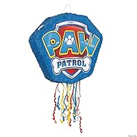 Fun Express Paw Patrol Pull-String Piñata - 21.5' x 1.5' x 18' | Papier-Mâché | 1 Pc.