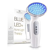 Blue LED+ Acne Light Therapy by Project E Beauty | Anti-Acne Skincare | Reduce Dark Spots & Scars | Calm Inflammation & Sensitive Skin | Remove Blemishes | For Skin Rashes & Oily Skin