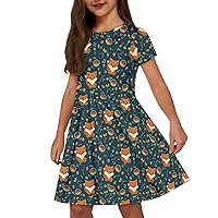 Cute Dress for Girls 2-14 Teen Girl Trendy Clothes Casual