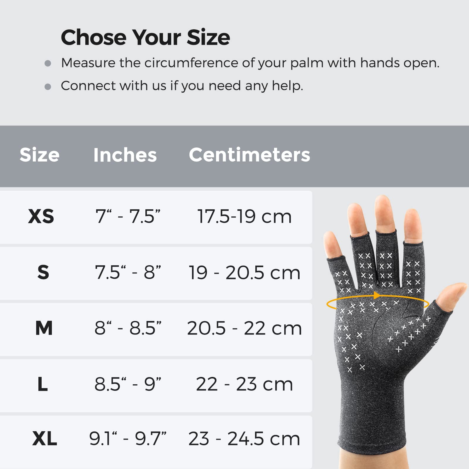 FREETOO Arthritis Gloves for Women For Pain, Strengthen Compression Gloves to Alleviate Carpal Tunnel, Rheumatoid, Tendonitis, Long Coverage Fingerless Gloves for Hand Pains, Swelling, Typing for Men