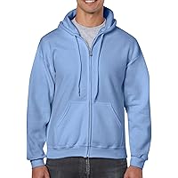 Gildan Mens Full Zip Hooded Sweatshirt