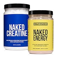Workout Recovery Bundle: Fruit Punch Naked Energy and Naked Creatine