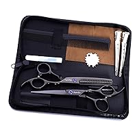 Hair Cutting Scissors, Professional Haircut Scissors Kit, Multi Use Haircut Kit, Thinning Shears for Home, for Barber, Salon, Home