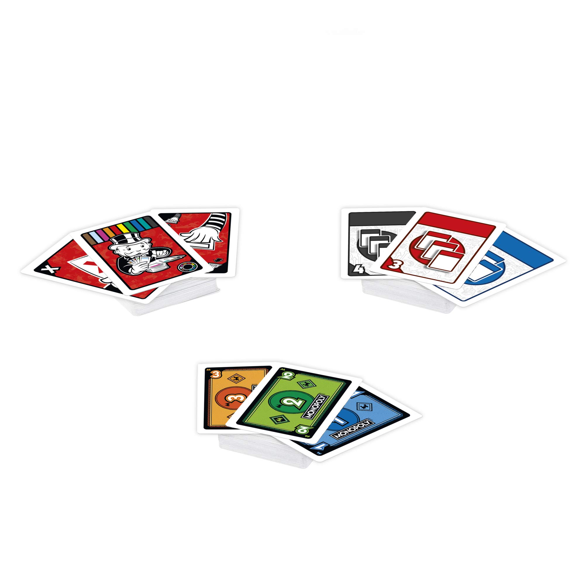 Monopoly Bid Game, Quick-Playing Card Game for 4 Players, Game for Families and Kids Ages 7 and Up
