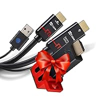 mClassic Plug-and-Play Video Game Console and mCable Gaming edition 6-Foot Smart HDMI Holiday Bundle