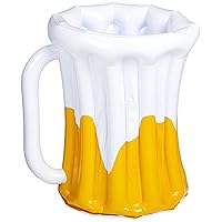 Beistle Inflatable Oktoberfest Beer Stein Mug Cooler – Drink Cooler, Drink Containers for Parties, Beverage Cooler: Oktoberfest