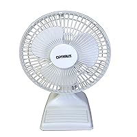 Optimus F-0610 6 Inch Personal Table Fan , White, household