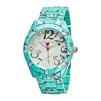 Betsey Johnson Women's Watch – Printed Decorative Wristwatch, 3 Hand Quartz Movement with Easy Read Dial