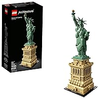 Architecture Statue of Liberty 21042 Model Building Set - Collectible New York City Souvenir, Creative Home Décor or Office Centerpiece, Great Gift Idea for Adults and Teens