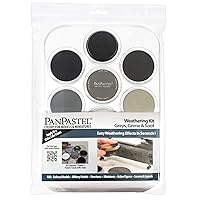 30702 Weathering Effects Greys, Grime & Soot 7 Color Kit for Hobby & Modeling Ultra Soft Artist Pastel w/Sofft Tools & Palette Tray