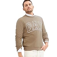 GAP Men's Logo Fleece Crew Sweatshirt