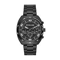 Michael Kors Men's MK8615 Dane Analog Display Quartz Black Watch