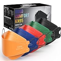 Keangs KN95 Face Masks 50 Pack, Breathable Protective Disposable Mask for Adults And Teens, Multicolor