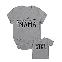 Mommy and Me Matching Shirt Mama Girl Matching Tee Mom and Daughter Tshirt Heart Graphic Family Matching Set Clothes