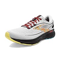 Brooks Men’s Trace 2 Neutral Running Shoe - Grey/Black/Limelight - 11.5 Medium