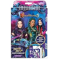 Disney Descendants 3 Sketchbook. Fashion Design Drawing and Coloring Book for Girls. Includes Evie and Descendants 3 Sketch Pages, Stencils, Stickers, and Design Guide