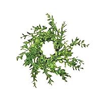 CWI Gifts Plastic Rings Wreaths, 9 inch, Spring Green, 2 Count