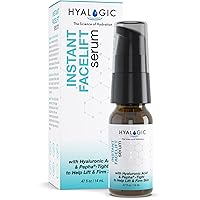 Hyalogic Spa Instant Facelift Serum 0.47oz - Premium Spa Grade - Hyaluronic Acid & Pepha Tight Formula to Lift, Firm & Tighten Skin, Reduces Fine Lines & Wrinkles - 0.47 fl. oz.