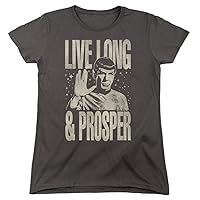 Popfunk Classic Star Trek Live Long & Prosper Women's T Shirt & Stickers