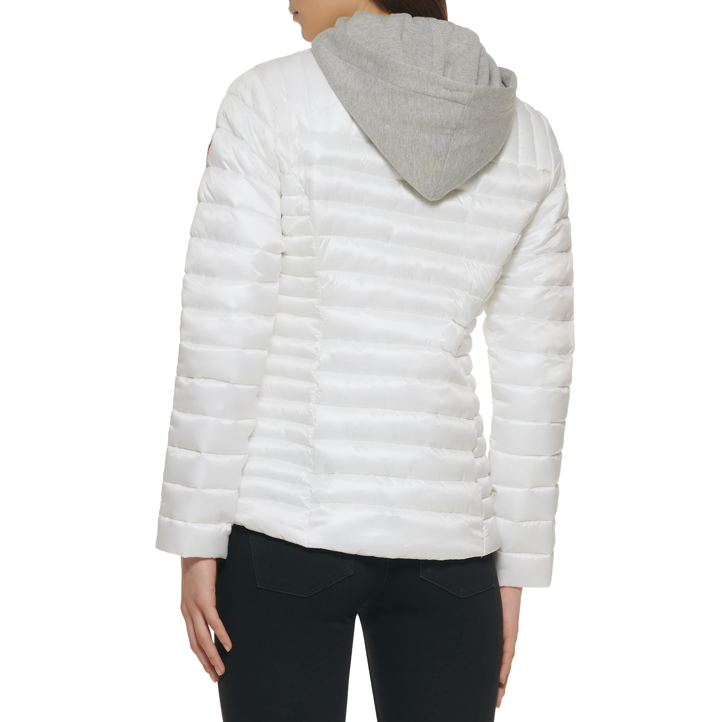 GUESS Women's Light Packable Jacket – Quilted, Transitional Puffer