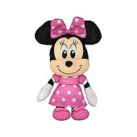 Wahu Aqua Pals Disney Classic Minnie Mouse Plush Water Toy for Kids Ages 2+, Fast-Drying Waterproof Plush Doll Toy for Pool and Bathtub, Medium, Pink/Black, 16