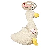 SPOT by Ethical Products Super Soft Vermont Fleece Dog Toys - Calming Dog Toy with Squeaker Dog Toy For Small Dog Puppy Toys Large Dogs Toys Chew Squeak Puppy Interactive Fetch Toy- Duck