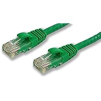 CAT6-03-GRB 3-Feet Booted Patch Cable, Green, 10-Pack